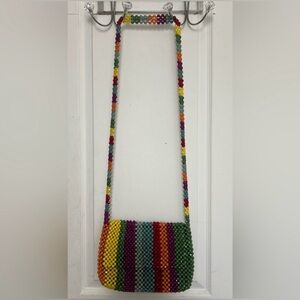 Cynthia Rowley Multicolor Beaded Shoulder Bag